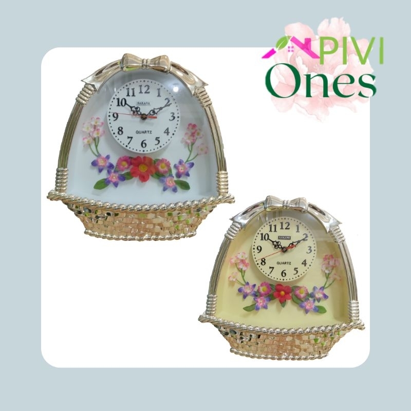 Jual Jam Dinding Sakana Bunga 095CP 095CK | Shopee Indonesia