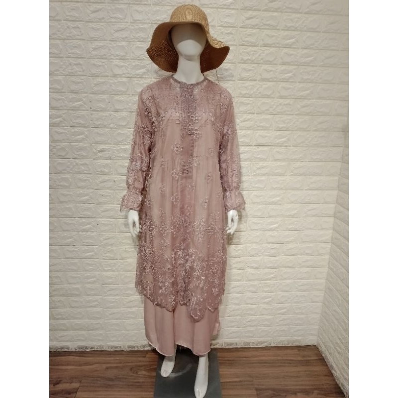 Jual Oneset Special Raya Idul Fitri YASMIN Series (Inner Silk dan Outer ...