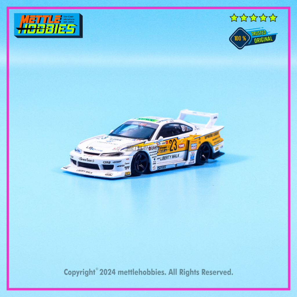 Jual Mini GT Nissan Silvia S15 LB Super Silhouette LBWK Goodwood ...