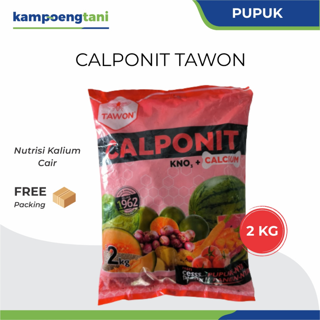 Jual Kampoeng Tani - Pupuk Calponit 2 kg Tawon KNO3 Kalsium Nitrat ...