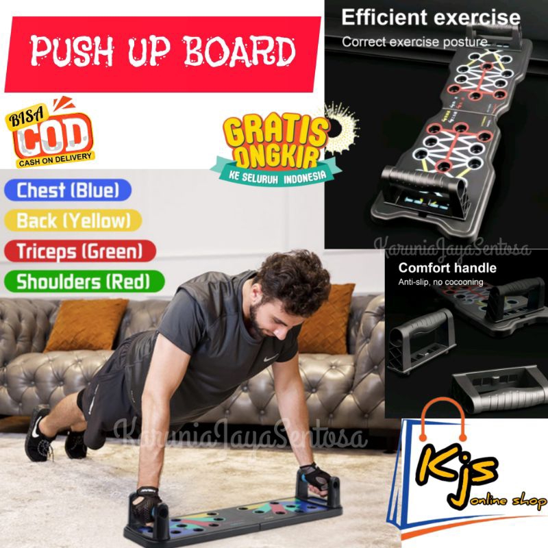 Jual Push Up Board Muscleboard Papan Push Up Alat Bantu Push Up Shopee Indonesia