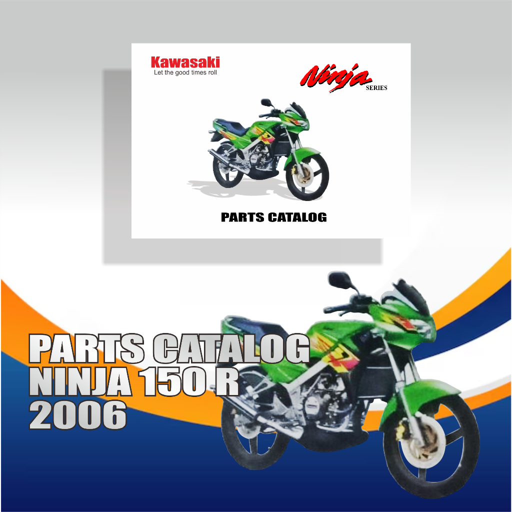 Jual Parts Catalogue Buku Part Katalog Ninja R Tahun Copy