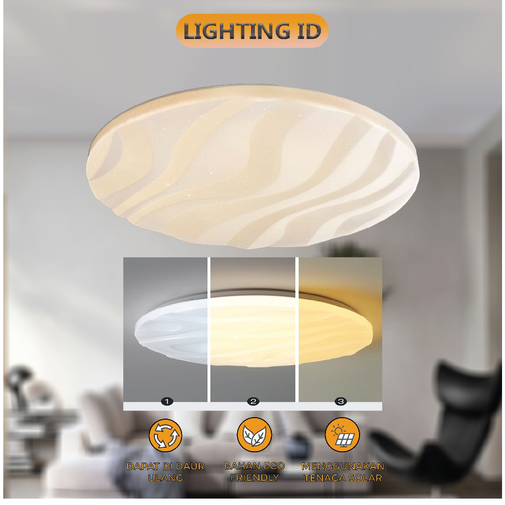 Jual Lampu Kamar Tidur Lampu Hias LED 24Watt Plafon Gantung Lampu Ruang