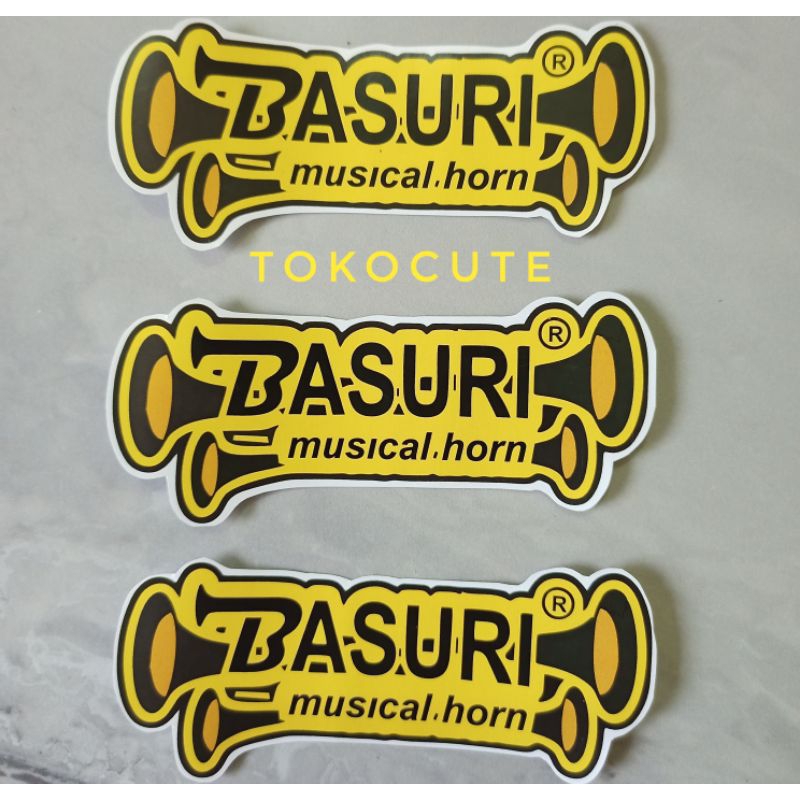 Jual [1PCS] Stiker Basuri Musical Horn, Stiker Klakson Basuri, Stiker ...