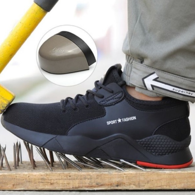 Jual Sepatu Safety Sneakers Pria Ujung Besi | Shopee Indonesia