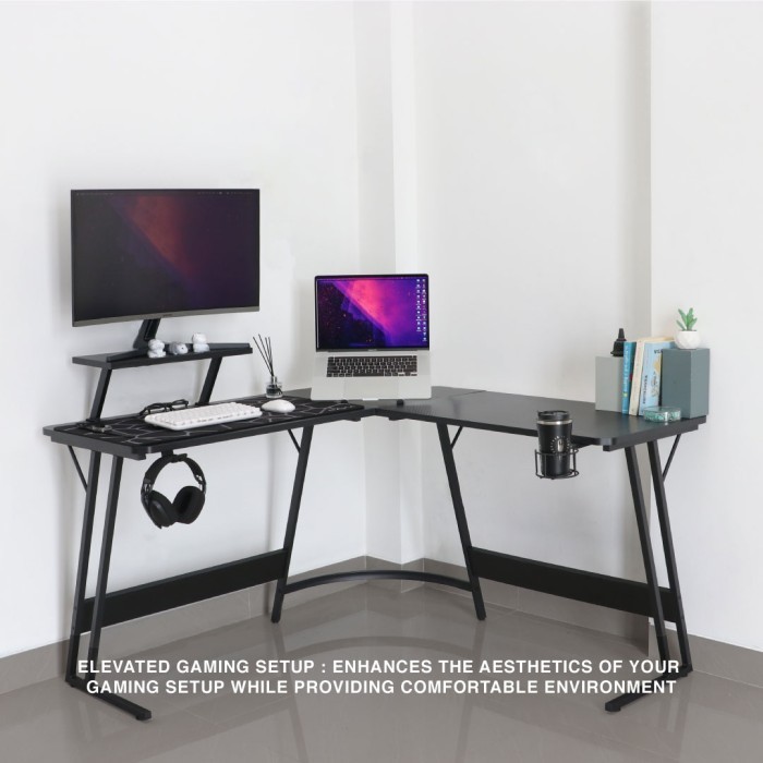 Jual Meja Gaming REXUS Stronghold v.2 RXD-230 with Monitor Stand Space ...