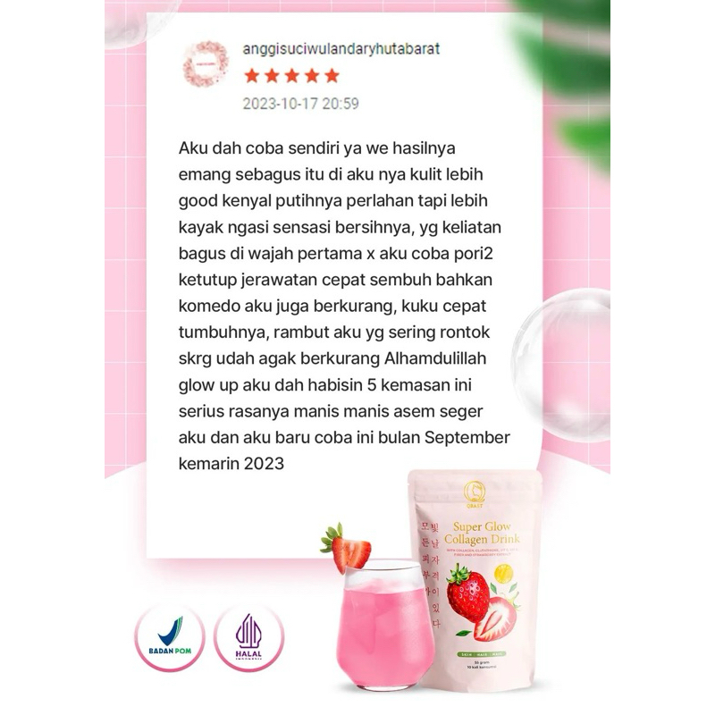 Jual KEMASAN BARU 2 PCS QBAST QELSEA SUPER GLOW COLLAGEN DRINK DNA ...