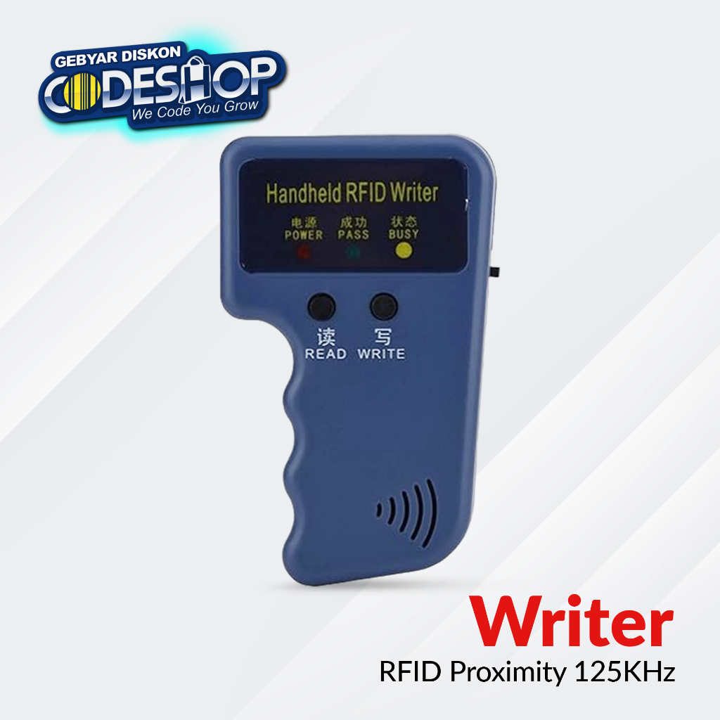 Jual Handheld RFID Reader Writer 125KHz Proximity Duplicator Keyfobs ...