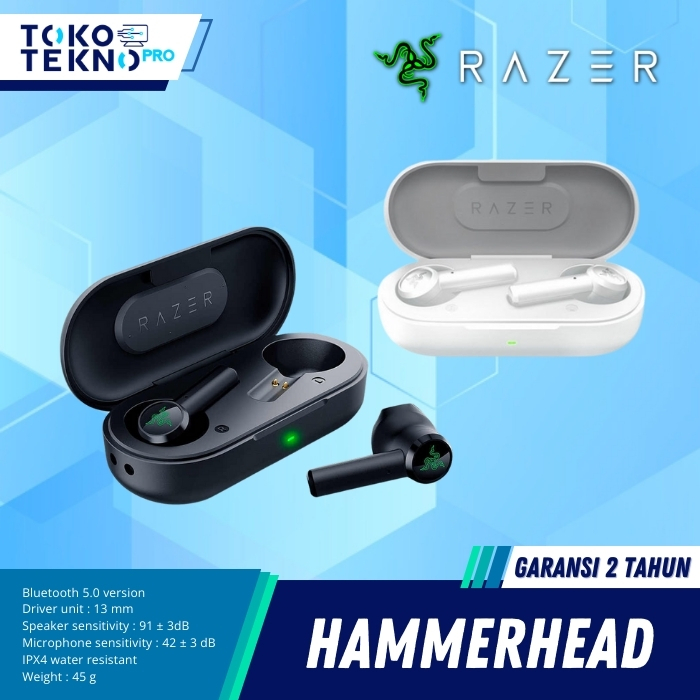 Jual Razer Hammerhead TWS X True Wireless Bluetooth Gaming Earphone ...