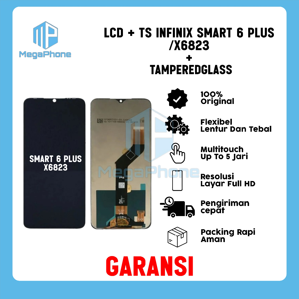 Jual LCD + TS + TG INFINIX SMART 6 PLUS (X6823) ORI FULLSET GARANSI ...