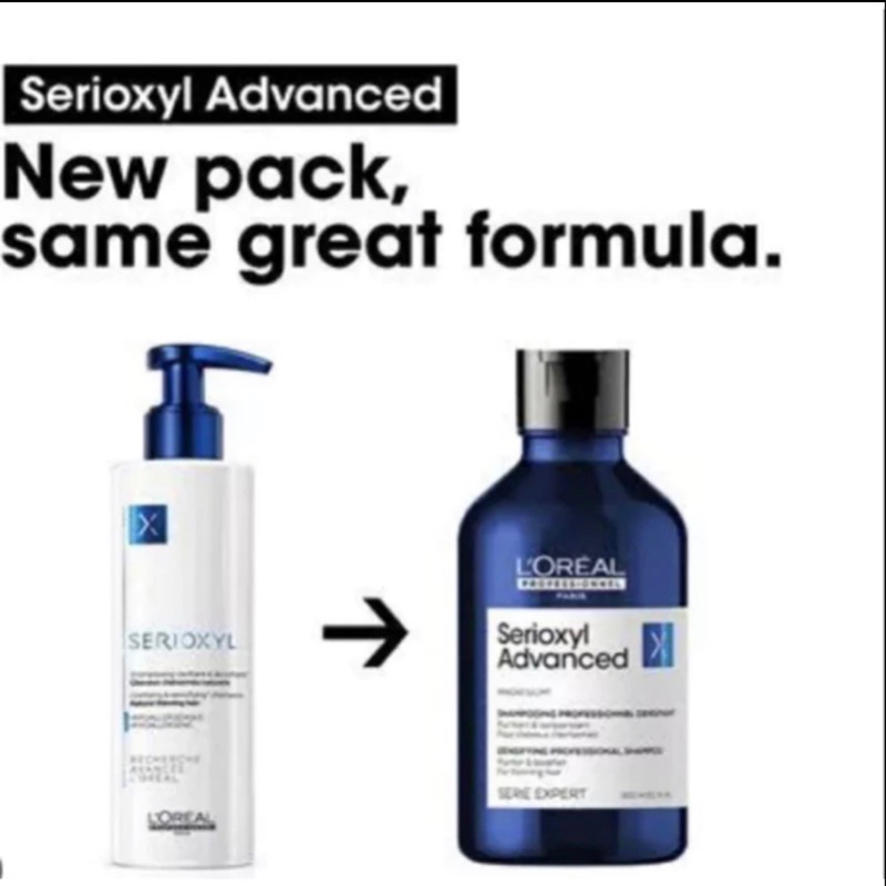 Jual LOREAL SERIOXYL ADVANCED SHAMPOO (untuk menebalkan rambut dan ...