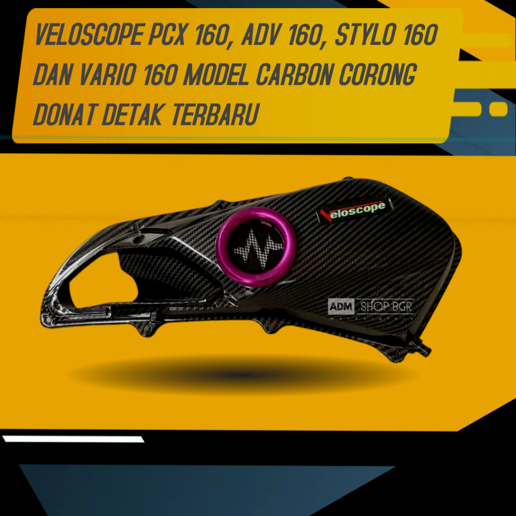 Jual Veloscope Detak Carbon Celup Sc Tutup Filter Pcx Adv Vario Stylo Tahun