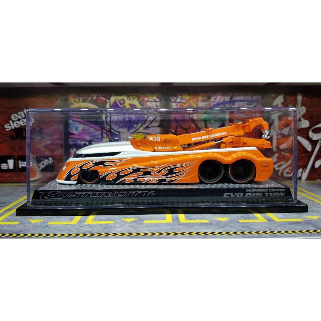 Jual Hotwheels KustomCity evo big tow drag bus recovery Orange 676/840 Blue  579/840 | Shopee Indonesia