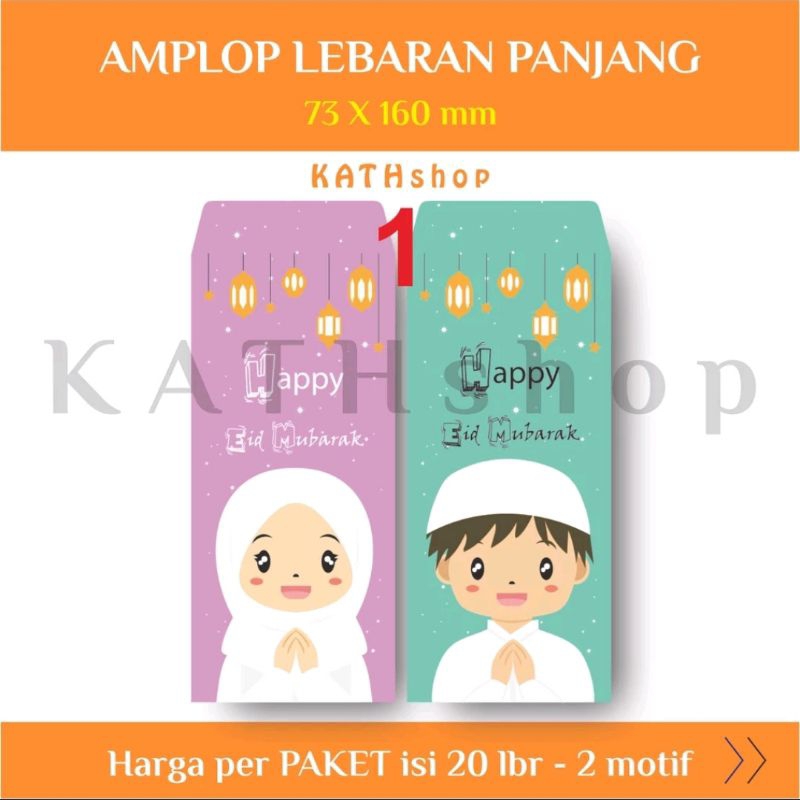 Jual Promo Kathshop Lbr Motif Amplop Thr Lebaran Idul Fitri