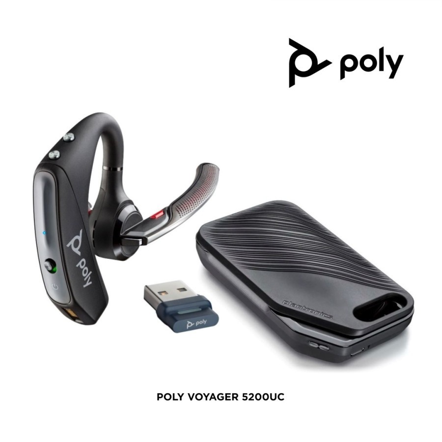 Jual Poly Voyager 5200 USB-A Bluetooth Headset +BT700 dongle | Shopee ...