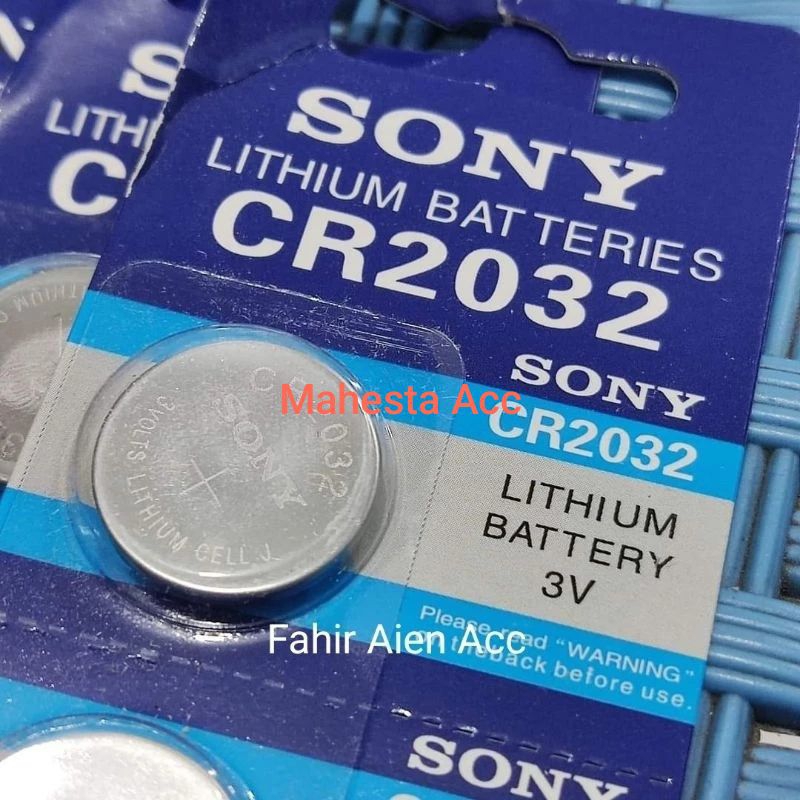 Batteria CR2032 3V con terminali verticale