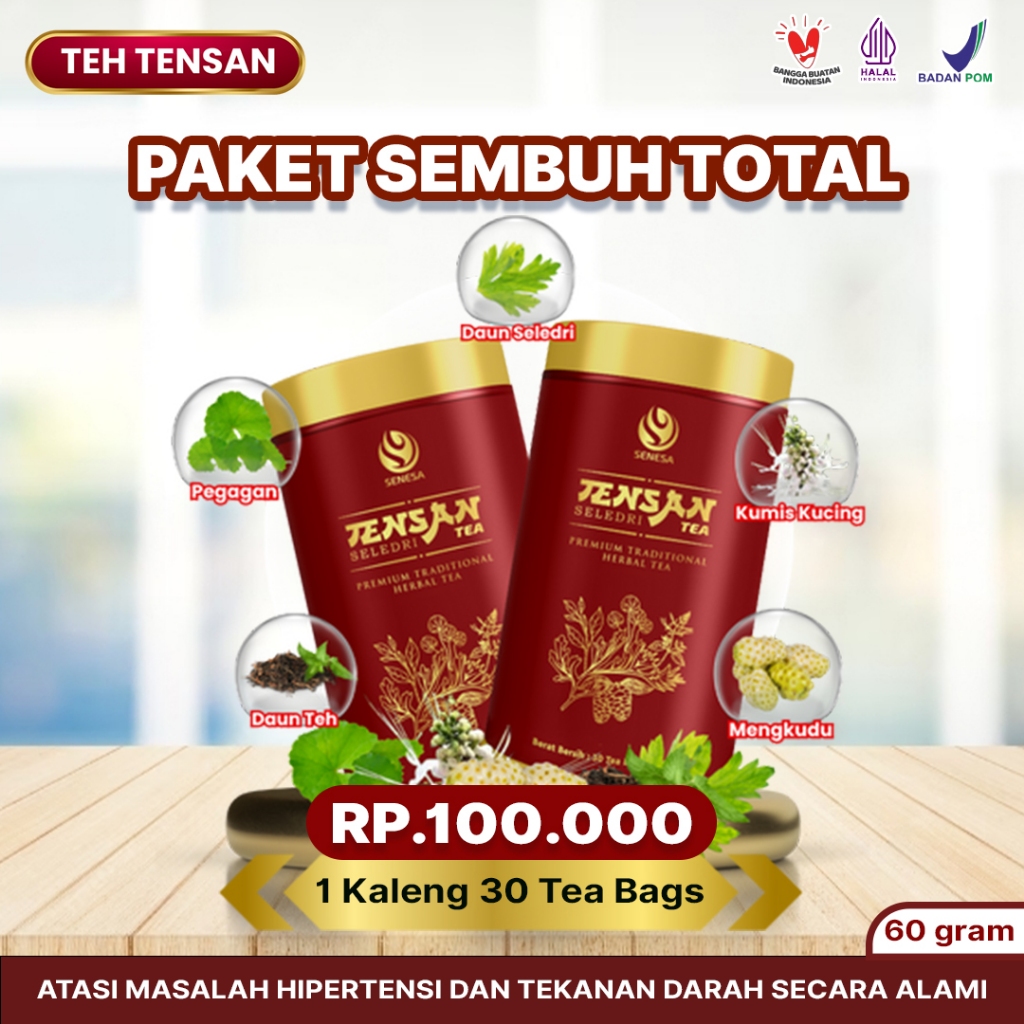 Jual Paket Teh Tensan Solusi Aliran Darah Optimal Tensi Terkendali dan ...