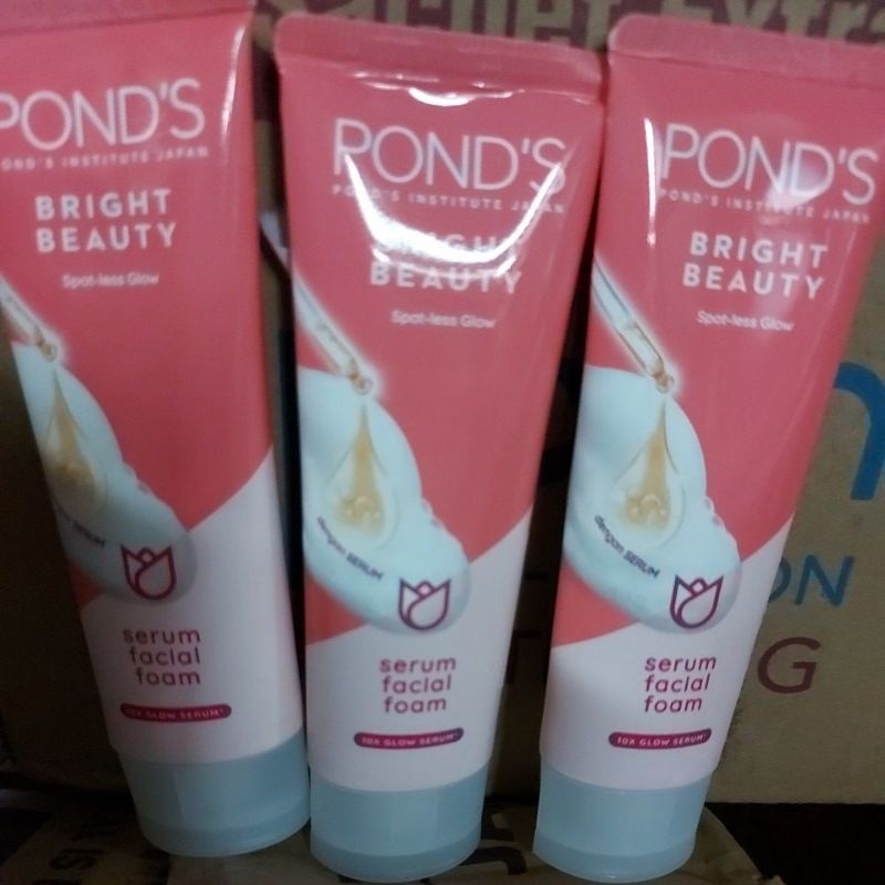 Jual Ponds Facial Foam Bright Beauty 50g (kemasan Lama) | Shopee Indonesia