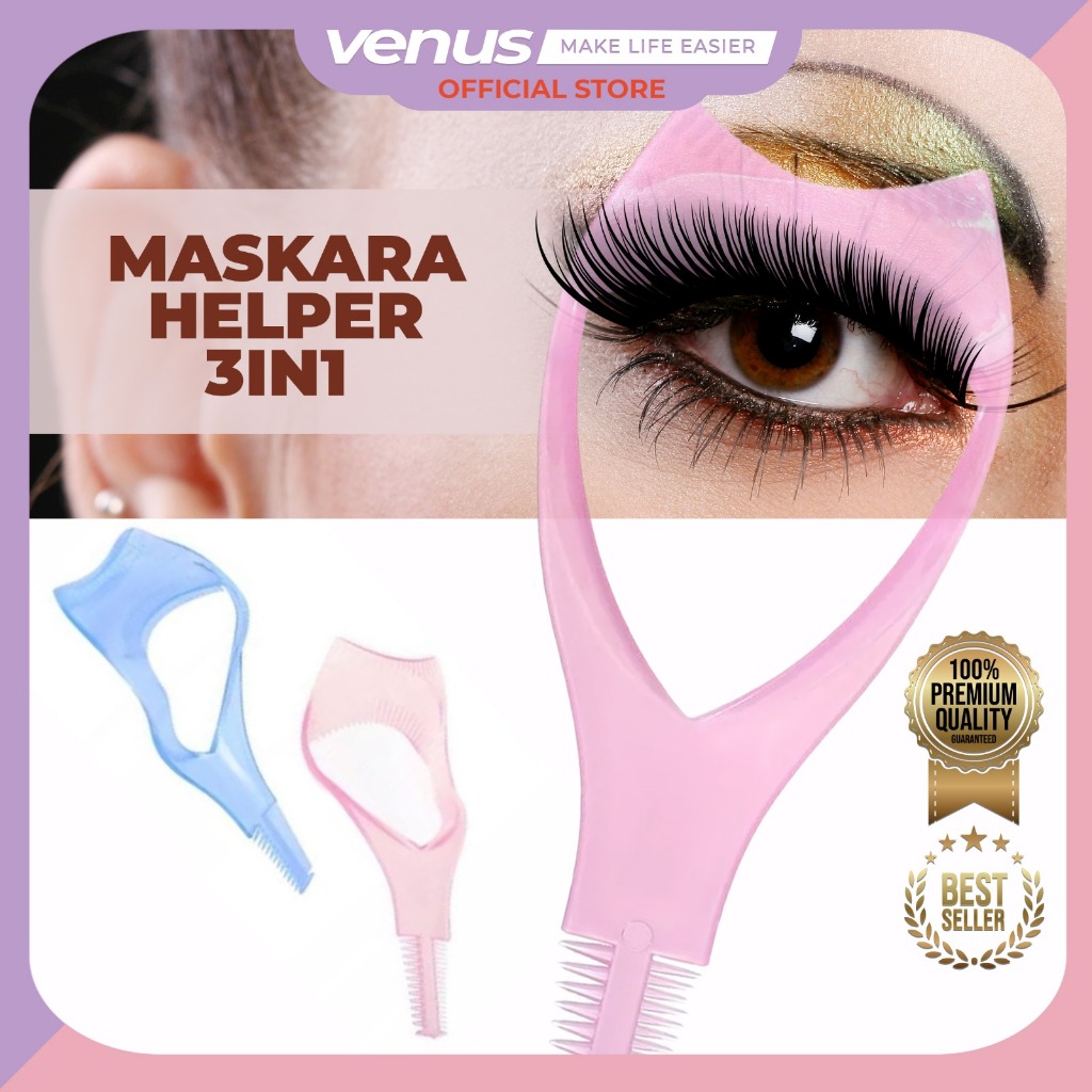 Jual VENUSJKT Alat Bantu Maskara Shield Guard 3 In 1 Eyelash Template