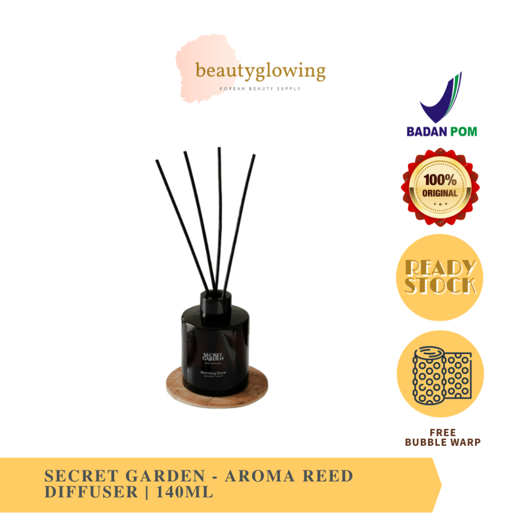Jual SECRET GARDEN Aroma Reed Diffuser 140ml l Minyak esensial l Minyak ...