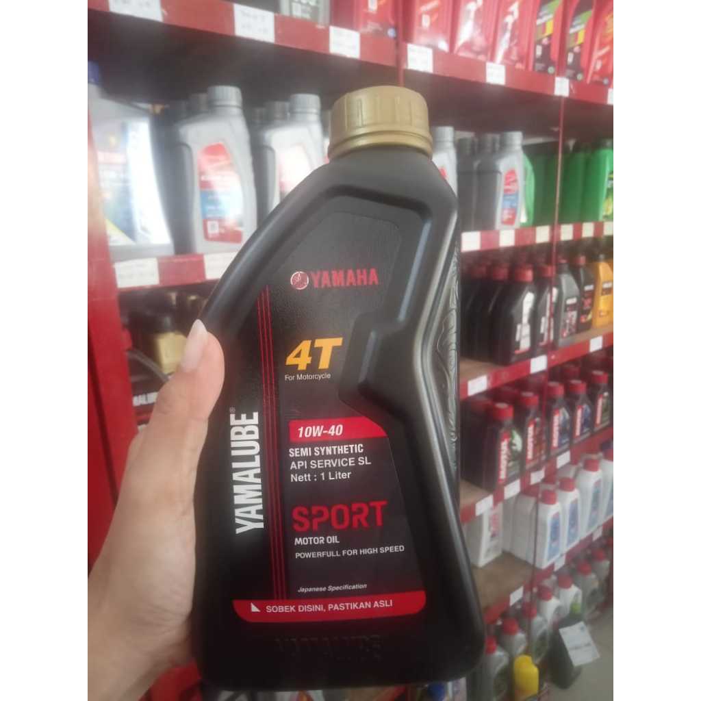 Jual Oli Yamalube Sport 1L 10W 40 Semi Synthetic API SL Mesin Motor 4T ...