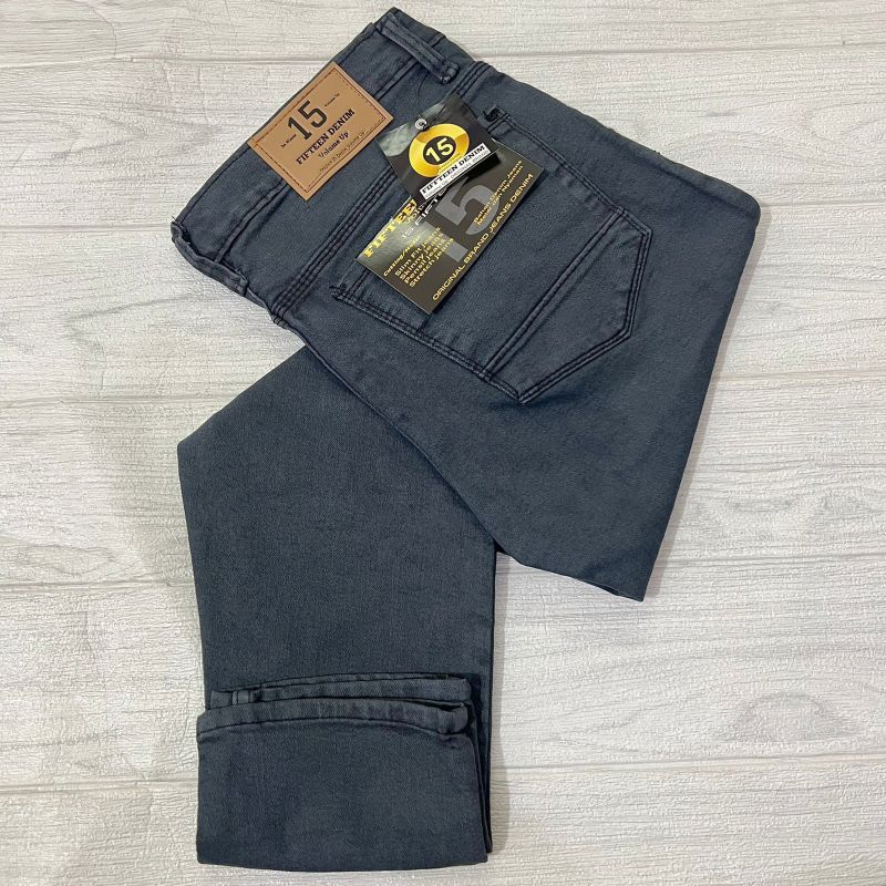 FIFTEEN DENIM Celana Jeans Pria Slim Fit Streetch Original New Fifteen  Denim Celana Pria Jeans