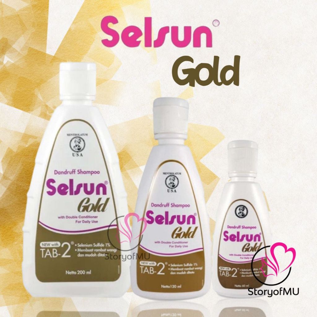 Jual SELSUN Gold - 60ml | 120ml | 200ml | Shopee Indonesia