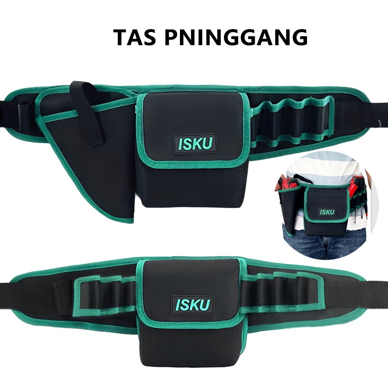 Jual Isku Tas Perkakas Tukang Tas Pinggang Perkakas Tool Bag Fanny Sabuk Alat Waterproof