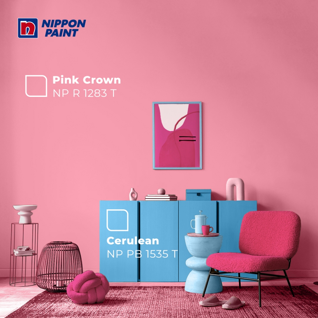 Jual CAT TEMBOK INTERIOR NIPPON PAINT PINK CROWN/R1283T Shopee