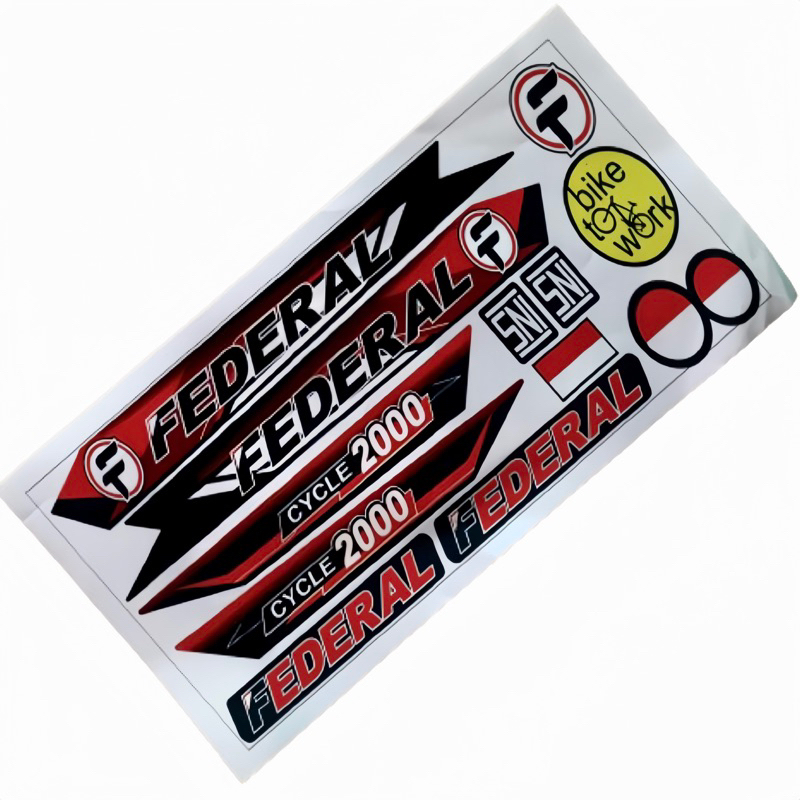 Jual Stiker Sepeda Federal Custom Sticker Striping | Shopee Indonesia