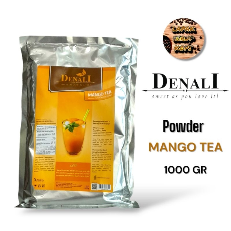 Jual Denali mango tea powder 1 kg - bubuk minuman - peach tea | Shopee ...