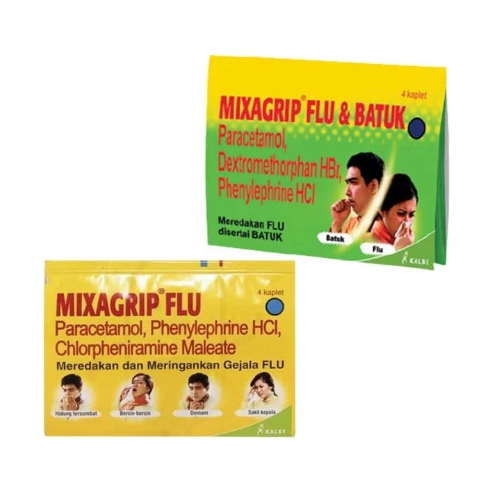 Jual MIXAGRIB PEREDA FLU DAN BATUK 1 STRIP ISI 4 KAPLET | Shopee Indonesia