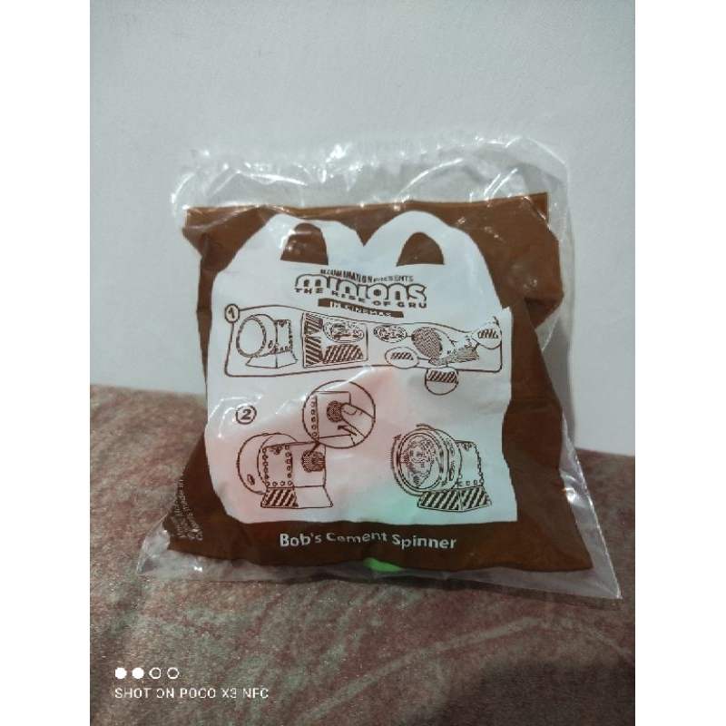 Jual Happy Meals minion The Rise Of Gru (bob cement spinner) Shopee Indonesia