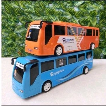 Jual MAINAN ANAK BUS ASLI RKC TRANSJAKARTA INDONESIA PUSH BACK (PACKING ...