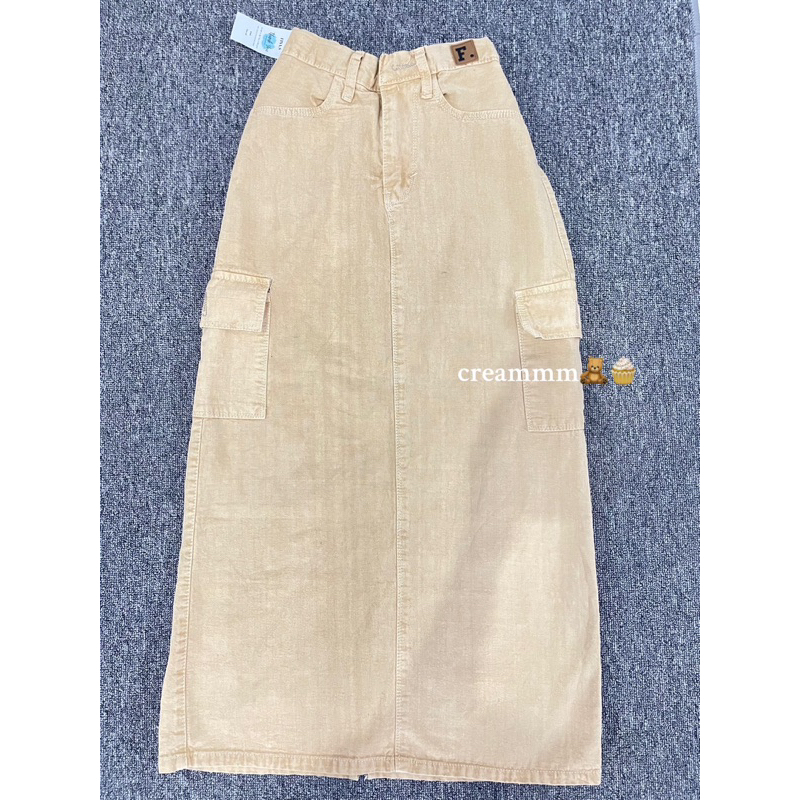 Jual (Ready)Rok Cargo Jeans /Cargo Long skirt jeans | Shopee Indonesia