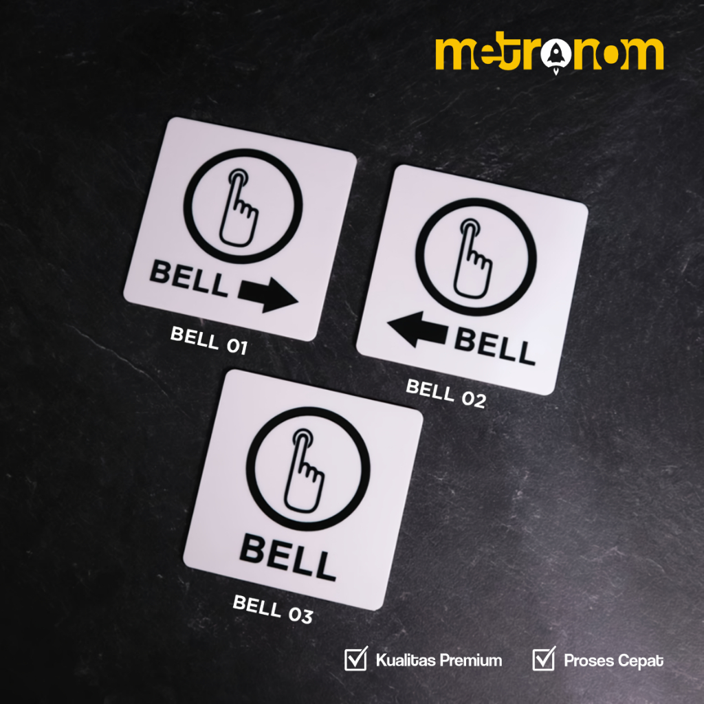 Jual Sign Bell | Papan Sign Board Akrilik | Shopee Indonesia