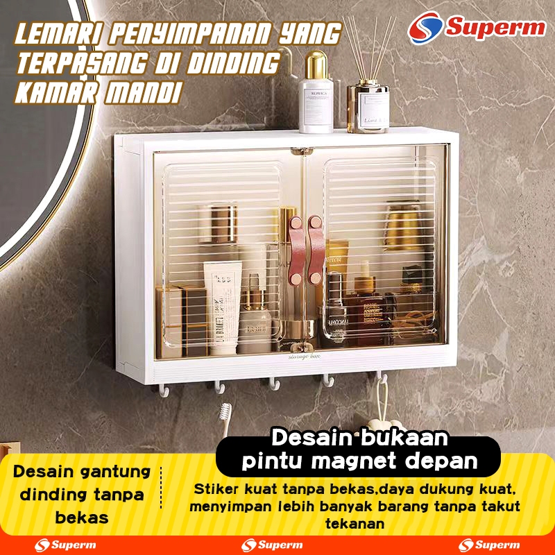 Jual Lemari penyimpanan/lemari rias wastafel yang dipasang di dinding
