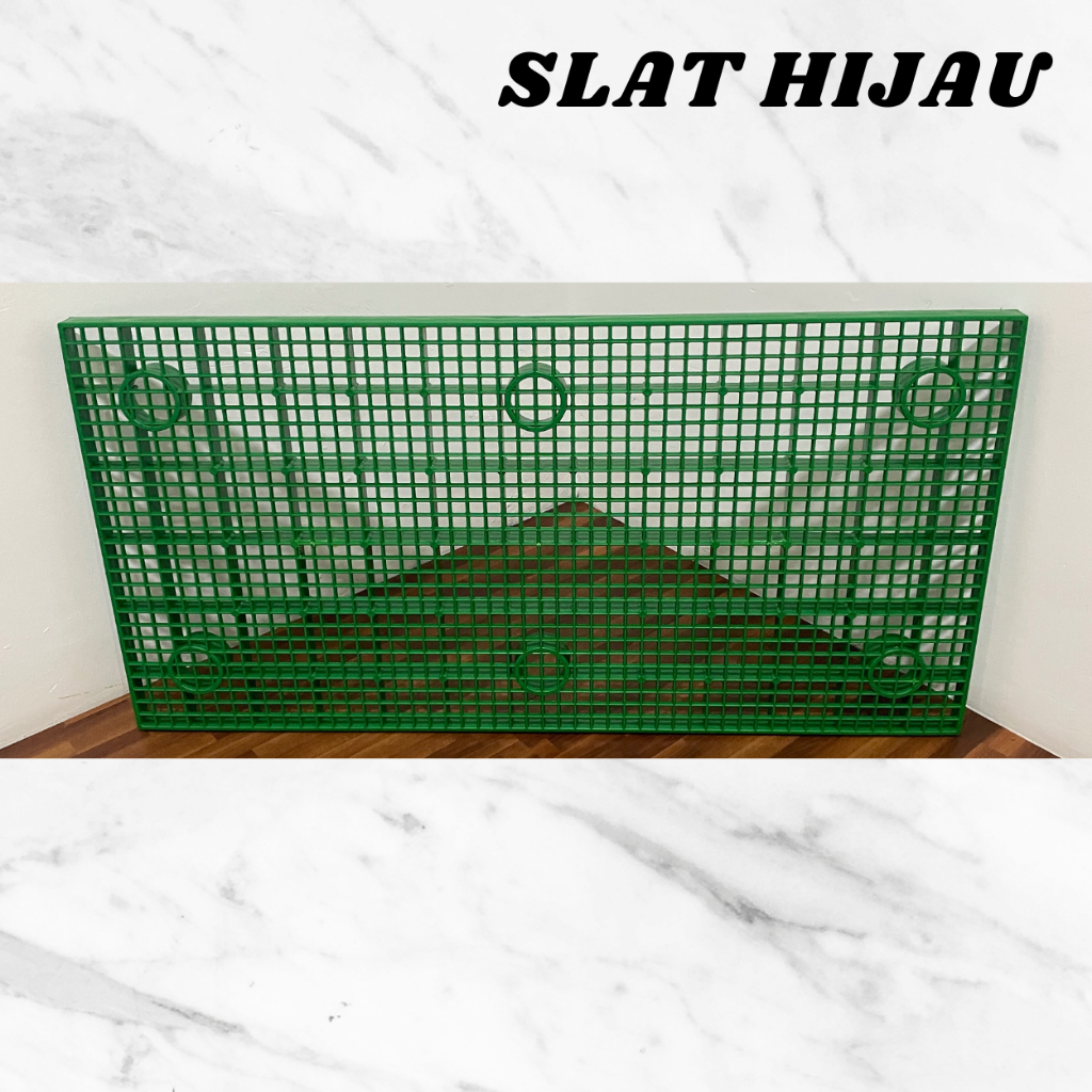 Jual SLAT PLASTIK ALAS KANDANG AYAM HIJAU Shopee Indonesia