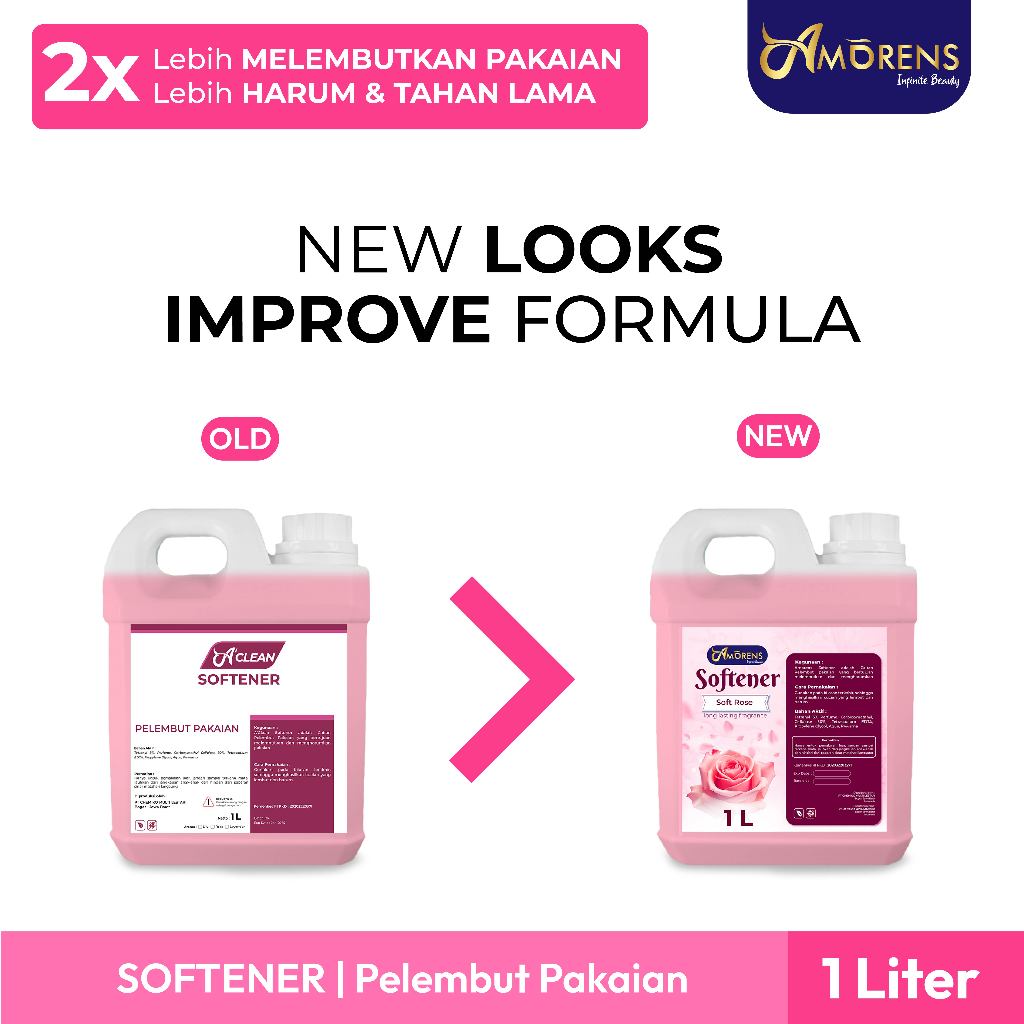 Jual AMORENS Softener / Pelembut [1 Liter] | Shopee Indonesia