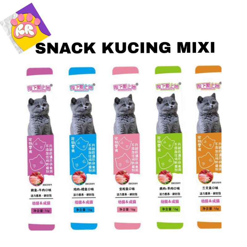Jual Snack Mixi Snack kucing cemilan liquid | Shopee Indonesia