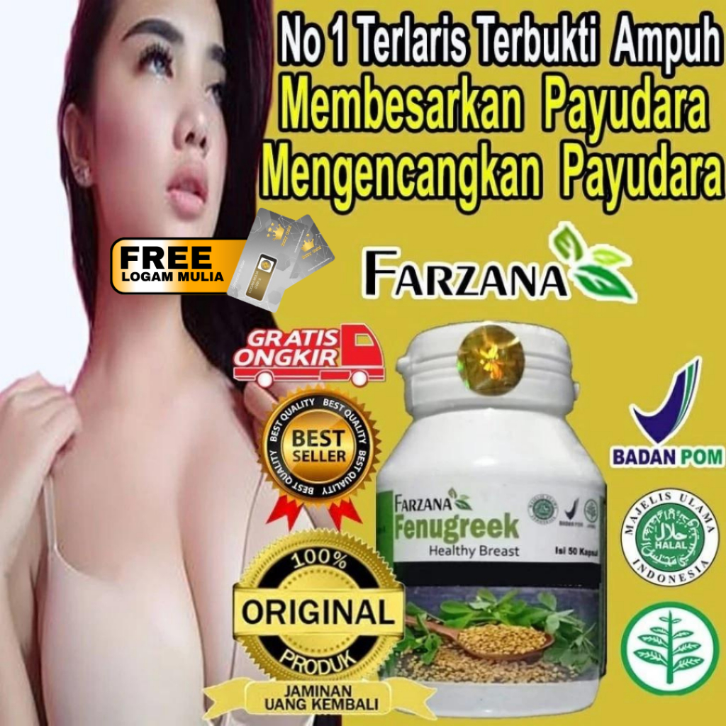 Jual Farzana Methi Seeds Fenugreek Kapsul Pembesar Payudara Ampuh 100