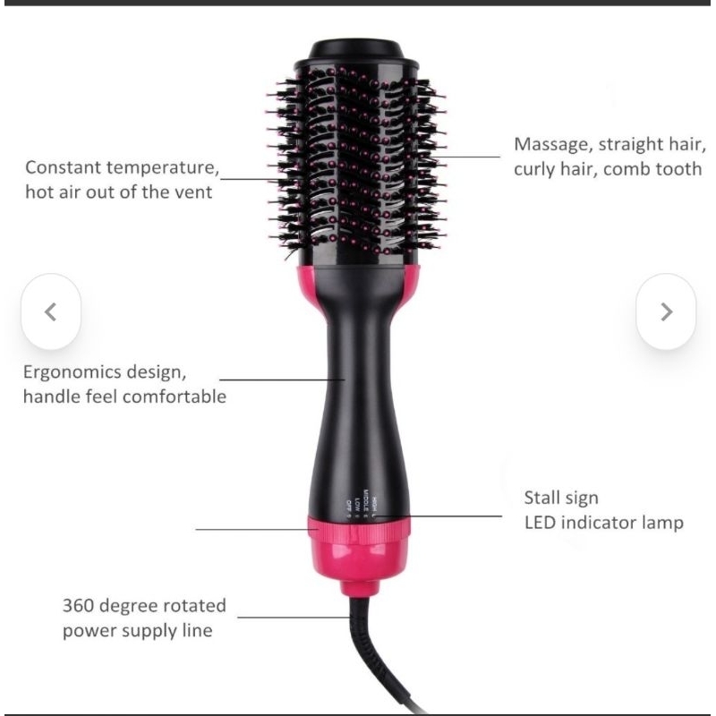 Jual Oloey Sisir Rambut Hair Dryer Rambut 2in1 I volume Curter Comb ...