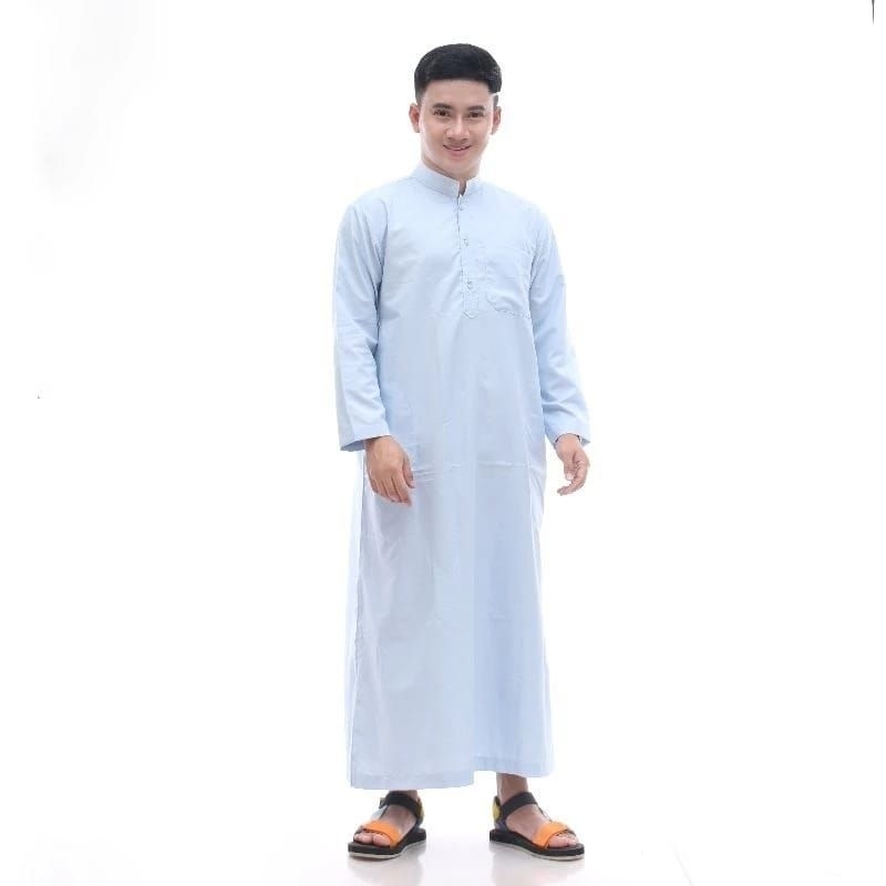 Jual Jubah Pria Dewasa Gamis Pria Gamis Hitam Thobe Arab Gamis Arab Pria Jubah Zaafer