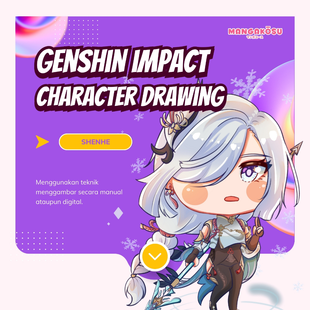 Jual Video Tutorial Menggambar Genshin Impact (SHENHE) | Shopee Indonesia