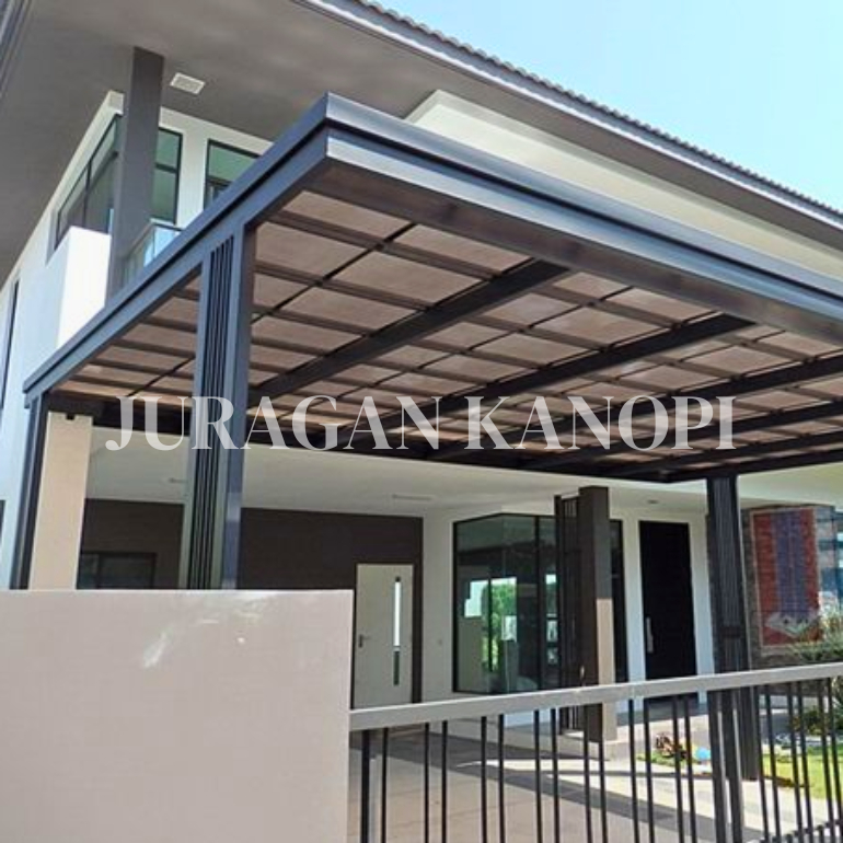 Jual Kanopi Atap SolarFlat/SolarTuff Kaca Bening Termurah Minimalis ...