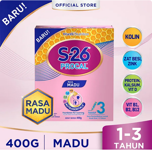 Jual S26 Procal Box Tahap 3 MADU 400GR | Shopee Indonesia