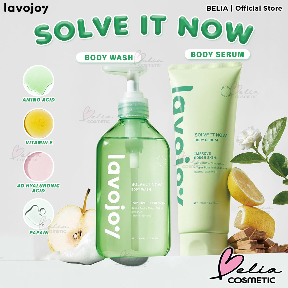 Jual BELIA LAVOJOY Solve It Now Series | Body Wash | Body Serum ...