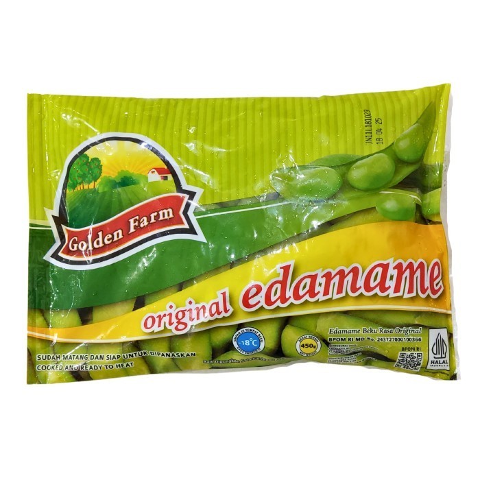 Jual Golden Farm Edamame Frozen Berbagai Rasa 450 gr / Ori / Salted ...