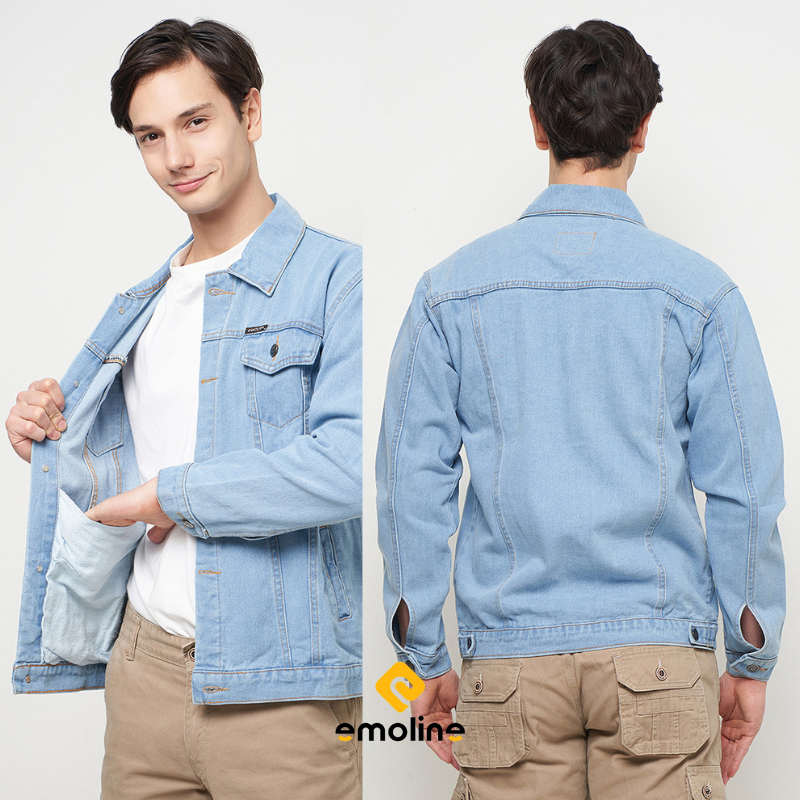 Jual Emoline Jaket Jeans Pria Men Denim Tebal High Quality Bioblitz Shopee Indonesia