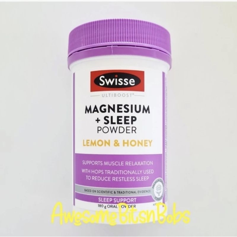 Jual Swisse Ultiboost Magnesium + Sleep Powder 180g Shopee Indonesia